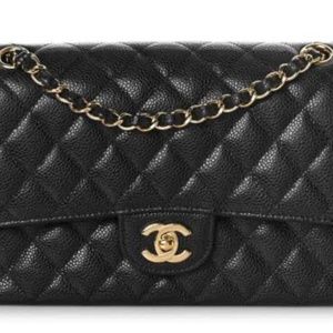 Black quilted Chanel shoulder bag